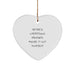 Funny Operations Manager Christmas Unique Gifts from Friends, Heart Ornament for Operations Manager, 'Retired Operations Manager. Figure It Out Yourself.' - Image 1