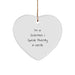 Funny Scientist Heart Ornament Gifts from Friends and Family - 'I'm A Scientist. I Speak Fluently In genius.' Christmas Memorable Presents for Scientist Men and Women - Image 1