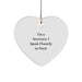 Funny Secretary Heart Ornament, Gifts from Friends to Secretary, I'm a Secretary, I Speak Fluently in genius, Christmas Unique Gifts for Secretary - Image 1