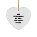Web Developer Gifts, Funny Heart Ornament for Him or Her, 'Web Developer By Day. Ninja By Night.' - Christmas Unique Gifts from Friends - Image 1