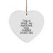 Funny Mail Carrier Gifts from Friends, Heart Ornament with Inspirational Quote 'This Is What An Awesome Mail Carrier Looks Like', Unique Christmas Unique Gifts for Mail Carrier - Image 1