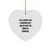 Funny Lawyer Gifts from Friends, Husband, Mom, or Dad - Heart Ornament for Lawyer Men, Women, Coworkers, Family on Christmas Unique - Image 1