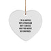 Funny Lawyer Gifts from Friends - Heart Ornament for Lawyer, Men, Women - Christmas Unique Gifts - Image 1
