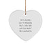Funny Lawyer Gifts - Heart Ornament for Lawyer Friends, Family or Coworkers - I'm A Lawyer Not A Magician Gifts from Men to Women or Kids for Valentine's Christmas Unique Gifts - Image 1