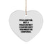 Funny Lawyer Gifts from Friends for Lawyer Men, Lawyer Heart Ornament, I'm A Lawyer. Not A Magician - Image 1
