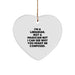 Funny Librarian Gifts, I'm A Librarian Heart Ornament, Christmas Unique Gifts from Friends to Librarians - Image 1