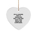 Funny Logger Heart Ornament Gifts from Men to Logger Friends and Family Members for Christmas Unique Presents - Image 1