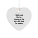 Juggling Heart Ornament, Funny Quote, Gifts from Friends for Juggling Lovers, Unique Christmas Unique Gifts - Image 1