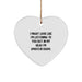 Amateur Radio Gifts for Men, Funny Heart Ornament, Christmas Unique Gifts from Friends - Image 1