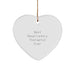 Funny Inspirational Gifts for Respiratory Therapist, Best Respiratory Therapist Ever Heart Ornament, Christmas Unique Gifts for Men, Women, Family, Friends - Image 1