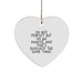 Funny Analyst Heart Ornament Gifts for Analyst from Friends, Cute Christmas Unique Gifts for Coworkers, I'm Not Perfect But I'm An Analyst And That's Basically The Same Thing - Image 1