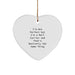 Funny Mail Carrier Heart Ornament Gifts from Friends for Christmas - 'I'm Not Perfect But I'm A Mail Carrier And That's Basically The Same Thing' - Unique Heart Shaped Decorations - Image 1