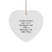 Funny Mixologist Gifts from Men for Christmas Unique Gifts - Heart Ornament, I'm Not Perfect But I'm A Mixologist And That's Basically The Same Thing - Image 1