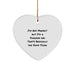 Funny Surgeon Gifts from Friends for Surgeons, Heart Ornament Christmas Unique Gifts for Men, Women, Coworkers, Family, 'I'm Not Perfect But I'm A Surgeon' - Image 1