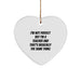 Funny Teacher Heart Ornament Gifts from Friends for Teacher Friends on Christmas Unique Gifts - Image 1