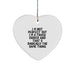 Funny Truck Driver Heart Ornament Gifts from Family for Christmas Unique Present - Image 1