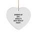 Barber Gifts by Day, Heart Ornament by Night - Funny Christmas Unique Gift for Barber, Mom, or Friend - Image 1