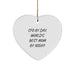 CFO Gifts from Men, CFO Heart Ornament, 'Cfo By Day, World's Best Mom By Night.' for Christmas Unique Gifts - Image 1
