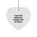 Funny Shiba Inu Dog Heart Ornament Gifts for Friends, Coworkers, Family - Christmas Unique Shiba Inu Dog Lover Gifts from Men, Women, Friends - Image 1