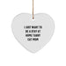 Funny Tabby Cat Heart Ornament Gifts from Mom, Gifts for Tabby Cat Lovers at Christmas Unique - Image 1
