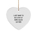 Funny Calico Cat Mom Heart Ornament Gifts from Family for Christmas - Image 1