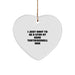 Funny Tortoiseshell Cat Gifts from Friends for Christmas Unique Ornament, Heart-Shaped Mom Quote, Gifts for Tortoiseshell Cat Lovers, Stay At Home Mom - Image 1