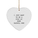 Ragdoll Cat Heart Ornament Gifts for Mom from Friends at Christmas Time - 'I Just Want To Be A Stay At Home Ragdoll Mom' Inspirational Quote - Image 1