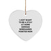 German Wirehaired Pointer Dog Christmas Heart Ornament - Funny Mom Quote Gifts from Family for German Wirehaired Pointer Dog Owners - Unique Christmas Unique Gifts for Women - Image 1