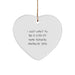 Alaskan Malamute Dog Lover Gifts from Men for Alaskan Malamute Dad, Funny Heart Ornament for Christmas Unique Gifts - Image 1