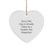 Funny Dispatcher Gifts from Friends, Smokin' Hot Dispatcher Heart Ornament, Christmas Unique Gifts for Dispatcher - Image 1