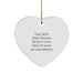 Funny Father Heart Ornament Gifts from Men to Husband Dad Father's Day Christmas Unique - Image 1