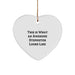 Funny Stepsister Gift Ideas - This Is What An Awesome Stepsister Looks Like Heart Ornament, Christmas Unique Gifts from Family to Stepsister - Image 1