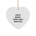 Seal Point Cat Heart Ornament Gifts from Friends and Family for Christmas Unique Presents - Image 1