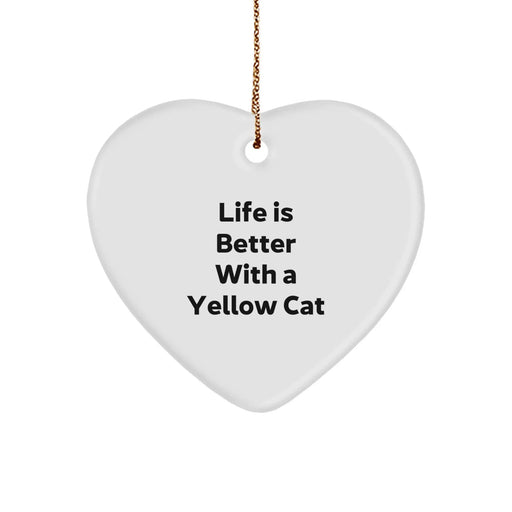 Funny Yellow Cat Gifts from Friends for Yellow Cat Lovers Christmas Unique Gifts - Image 1
