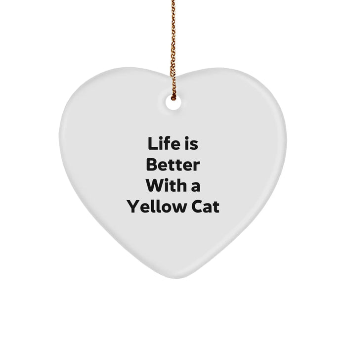 Funny Yellow Cat Gifts from Friends for Yellow Cat Lovers Christmas Unique Gifts - Image 1