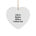 Funny Yellow Cat Gifts from Friends for Yellow Cat Lovers Christmas Unique Gifts - Image 1
