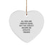 Funny Athletic Trainer Heart Ornament Gifts from Men, Unique Christmas Unique Gifts for Athletic Trainers - Image 1