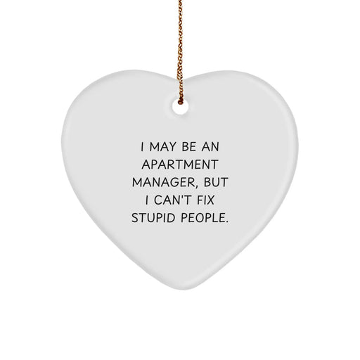 Funny 'I May Be An Apartment Manager, But I'm Still Sweet Gifts from Friends to Apartment Managers at Christmas Time - Image 1
