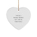Funny Massage Therapist Gifts for Christmas - 'I May Be A Massage Therapist, But I Can't Fix Stupid People.' Heart Ornament for Men - Gifts from Family, Friends, or Coworkers - Image 1