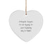 Funny Orthopedic Surgeon Gifts from Friends, Heart Ornament for Men, Women, Christmas Unique Presents, Explaining Why I'm Right. - Image 1