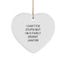 Funny Janitor Gifts from Friends for Men Janitor Heart Ornament, Inspirational Janitor Quote, Christmas Unique Gifts - Image 1