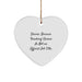 Funny Driver Gifts from Friends - Heart Ornament with 'Driver. Because Freaking' genius Is Not An Official Job Title.' Quote, Perfect for Christmas - Image 1