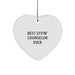 Funny Gifts from Best Effin' Counselor Ever for Counselor Friends, Heart Shaped Christmas Unique Gifts for Women, Men, Family, Coworkers - Image 1