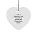 Funny Dispatcher Dad Gifts, Heart Ornament for Dispatcher Men, Unique Christmas Unique Gifts from Friends to Dispatcher Family - Image 1