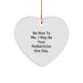 Funny Pediatrician Gifts for Men from Family - Heart Ornament for Christmas Unique Gifts - Image 1