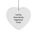 Funny Dispatcher Gifts from Friends for Men and Women Dispatcher Christmas Unique Heart Ornament - Image 1