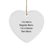 Gifts for Devon Rex Cat Owners - Funny Quote Heart Ornament, Gifts from Mom, Christmas Unique Gifts - Image 1
