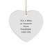 Funny Nurse Practitioner Gifts from Men, Christmas Unique Gifts for Nurse Practitioner, Heart Ornament with This Is What An Awesome Nurse Practitioner Looks Like Quote - Image 1