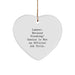 Funny Lawyer Gifts from Friends, Women, or Coworkers - 'Lawyer. Because Freaking' genius Is Not An Official Job Title.' Heart Ornament for Christmas - Image 1