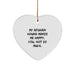 Funny Afghan Hound Dog Heart Ornament, Gifts for Afghan Hound Dog Lovers, Christmas Unique Gifts from Friends, Funny Quote Afghan Hound Dog Heart Shaped Decoration - Image 1